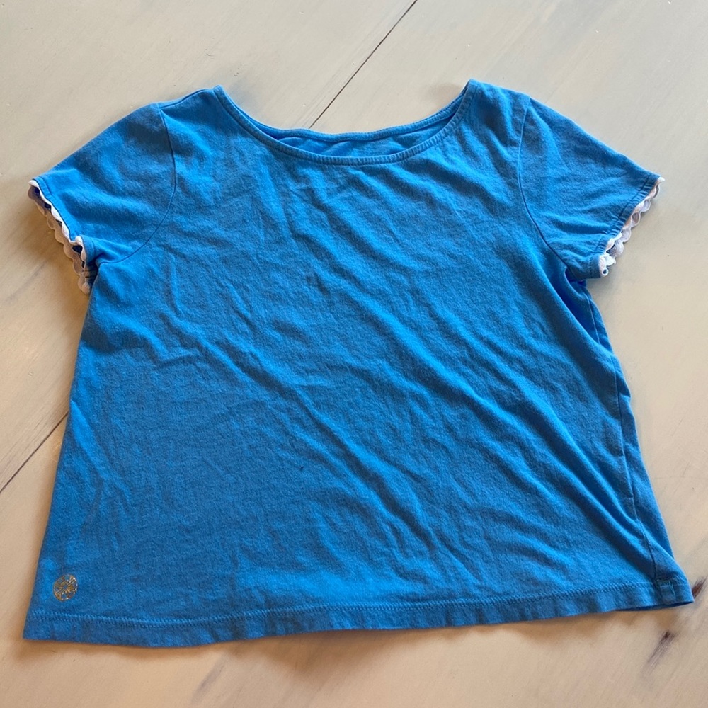 Lilly Pulitzer Scalloped Sleeve Tee